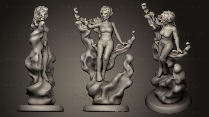 Figurines of girls (STKGL_0220) 3D model for CNC machine